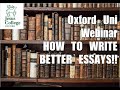 Oxford uni essay writing workshop