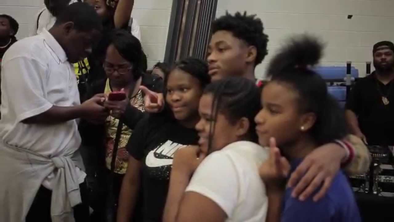 Lil George visits King High School [Vlog]