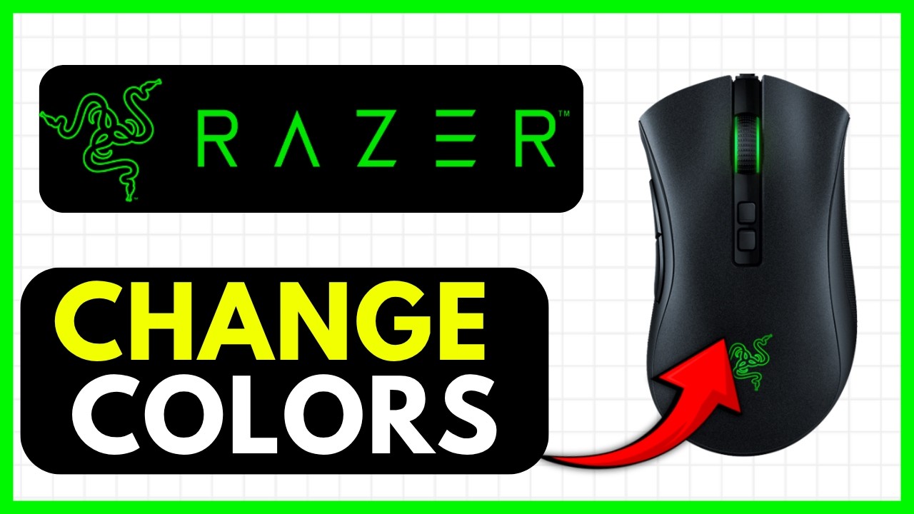 Mouse Rnzer Color How To Change Colors On Your Razer Mouse - Razer Deathadder v2 (EASY ...