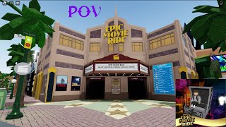 Epic Movie Ride POV at Universal Studios Roblox