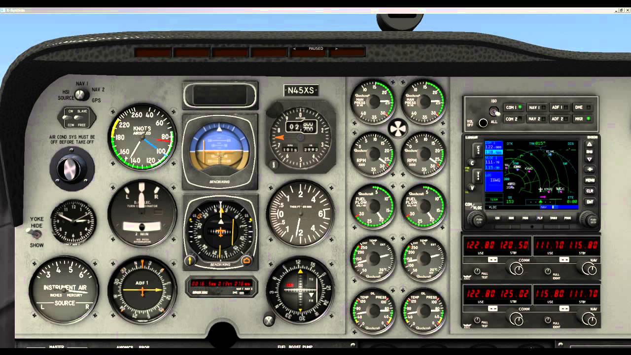 How to Land using the ILS, Instrument Landing System in X ... engine layout diagram 