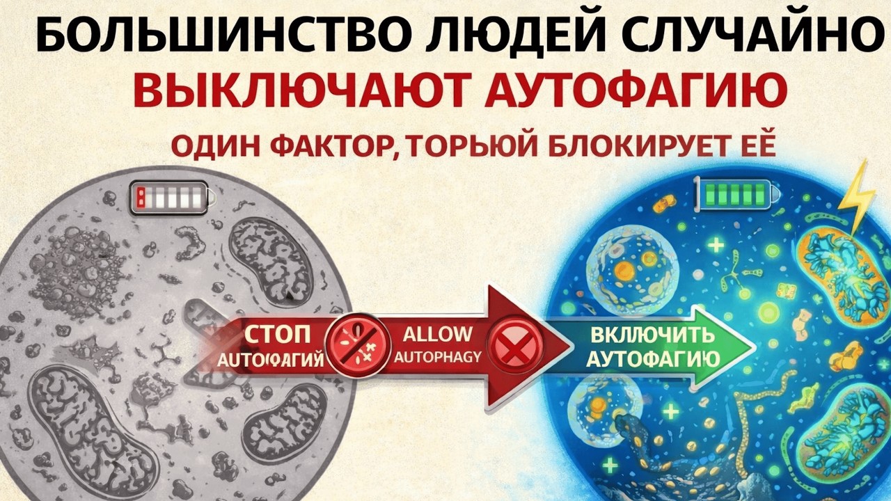 Секрет аутофагии: ошибка во время голодания, которая может подрывать ваше здоровье