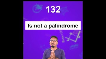 Palindrome Number | What is Palindrome Number | #ytshorts #fact| palindrome | Lychrel No | Letstute
