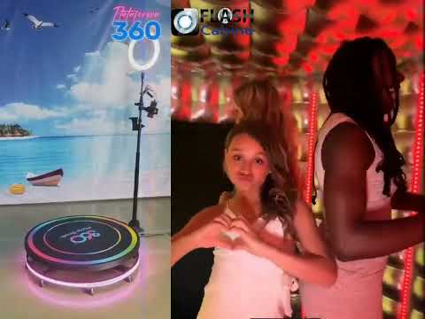 Plataforma 360 Flash Cabine. Novidade para eventos em geral.