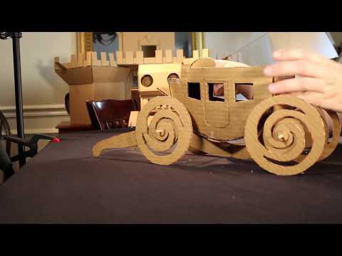 Princess Carriage Cardboard Cutout