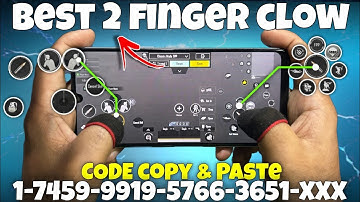 JONATHAN GAMING 2 FINGER CLAW CONTROL CODE | BEST 2 FINGER CLAW CONTROL CODE | BGMI 2 FINGER CLAW
