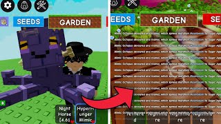 I used these pets to  grind the harvest moon event in grow a garden roblox