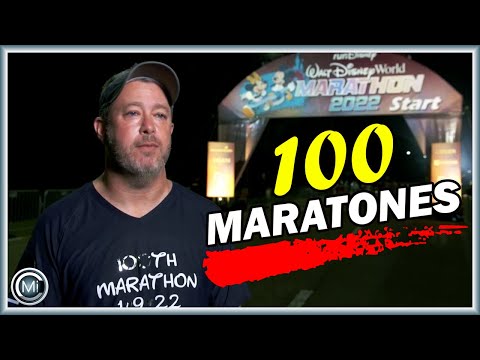 INCREIBLE!!! en Orlando, FL. aficionado concluye maratón número 100