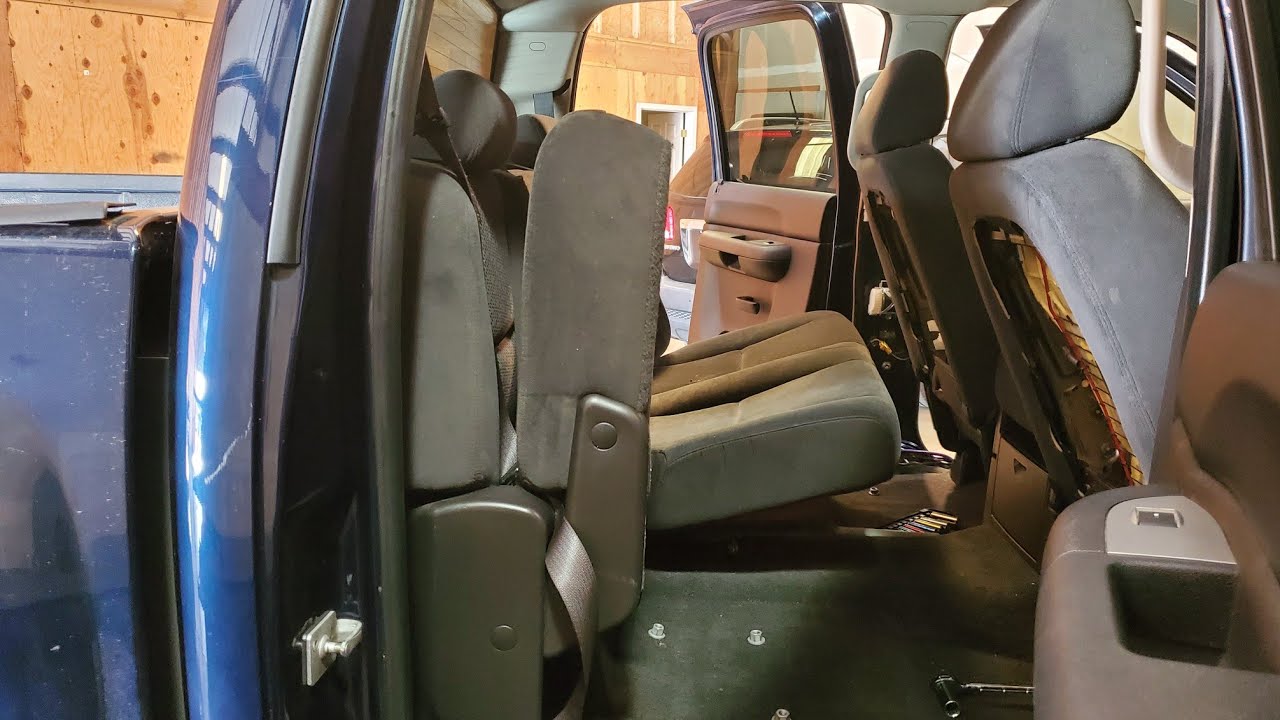 2004 Chevy Silverado Rear Seat Fold Down