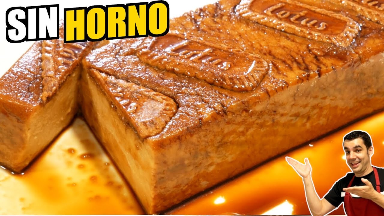 🍮 ¡Un Flan de Galletas en 5 minutos! Un POSTRE FÁCIL y SIN HORNO . Receta de pudin # 879