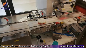 Custom Made Series  FK805S Automatic Top and Wrap Around Can Labeling Machine