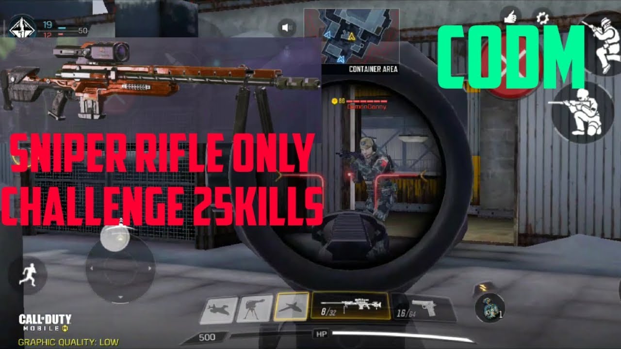 Call of Duty Mobile | Sniper Only Challenge | A multiplayer ... - 