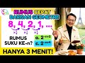 bsp13 10 | Diketahui barisan bilangan 8, 4, 2, 1, ...Rumus suku ke-n barisan tersebut adalah . . .