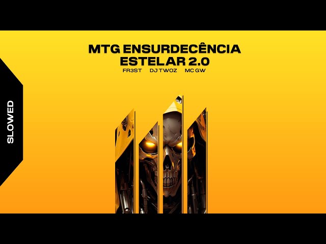 Mtg Ensurdecência Estelar 2 0   FR3ST, DJ TWOZ E MC GW SLOWED