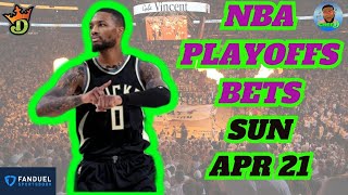 NBA Picks Today 4/21/2024 | FREE NBA Best Bets | CHEF D