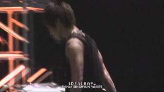 110804 SHINee JongHyun Ending Cut (2) @ World Percussion Festival