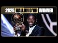 OUSMANE DEMBÉLÉ WINS THE 2025 BALLON D OR Emotional Speech CBS Sports Golazo 