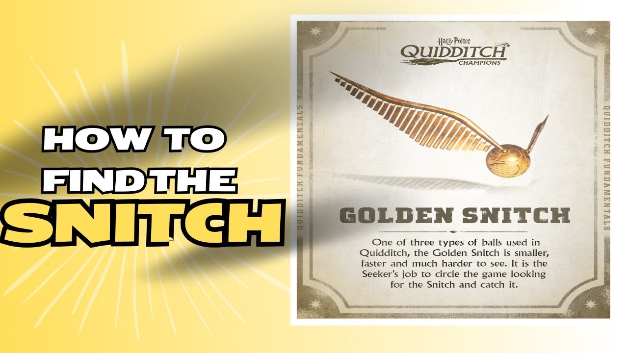How to find the snitch Quidditch Champions YouTube