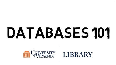 Databases 101