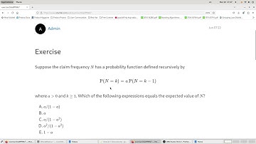 Exam P Exercise (Week 12 2025): Probability distributions #actuary #soa #probability