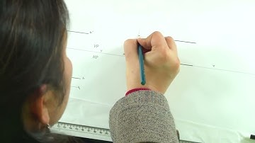 Projection of lines parallel to both the reference planes