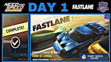 NFS NO LIMITS | DAY 1 - WINNING + TIPS -  FORD GT (2006) | FASTLANE EVENT