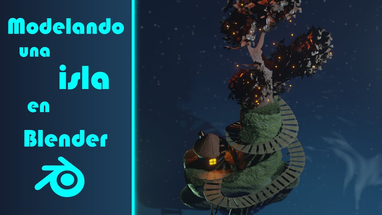 Modelando Una Isla en Blender. YouTube