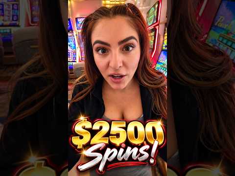 $2500 Spins on $5,000,000 Dragon is INSANE!!! #slots #vegas #casino
