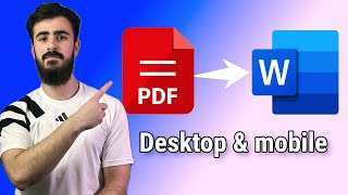 How to Convert Scanned PDF to Word in Laptop & Mobile | Without Losing Formatting