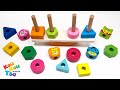 Μαθαίνω τα Σχήματα τα Μεγέθη και τα Χρώματα | Εκπαιδευτικό βίντεο για νήπια