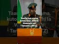 Taarifa Kwa Umma Kutoka Jeshi La Wananchi Wa Tanzania JWTZ