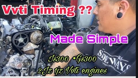 2jz 1jz Vvti Timing DIY Seal Change Timing belt Is300 GS300 Sc300 ect