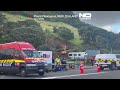 New Zealand landslide traps campers, children among the missing