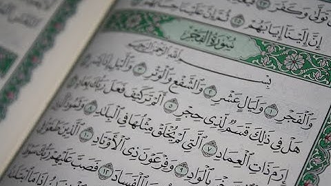 (سورة الفجر) التي تبكي الحجر || بصوت الشيخ محمد شعت / تلاوة مجودة رائعة.