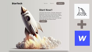 Design And Create A Website Using AI (Midjourney + Webflow) | For Nonprogrammers and beginners