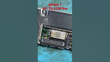Iphone 7 AP_TO_LCM_RESET_L line break, no need cpu open.  #iphone  #iphonerepairing #shorts