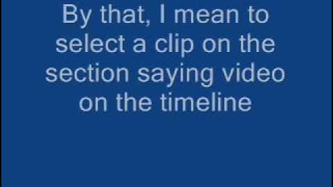 How to make subtitles on Windows Movie Maker