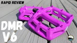 DMR V6 MTB PEDALS - RAPID REVIEW - FLAT NYLON FIBRE BODY