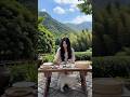 Sweet green tea cake, taste pure serenity #live #youtubeshorts #shorts #funny #scenery