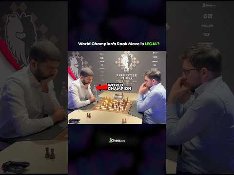 World Chess Champion S ROOK MOVE Is LEGAL 