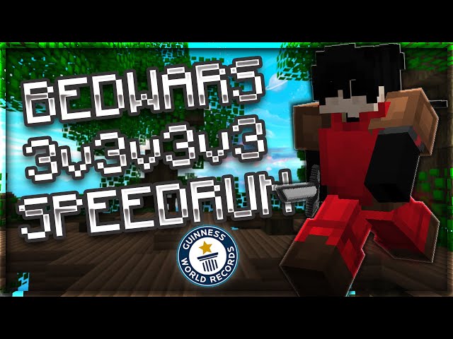 Speedrunning RANDOM ITEMS EVERY MINUTE! #bedwars #hypixel #minecraft