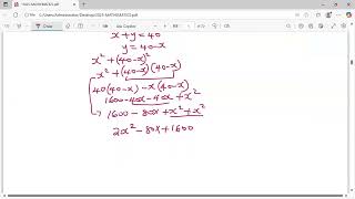Differentiation. K c s e 2007 pp1 Mathematics  Q 13