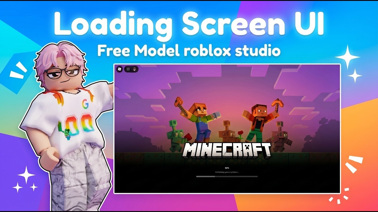 [Free Asset] Custom Loading Screen GUI | Roblox Studio - YouTube