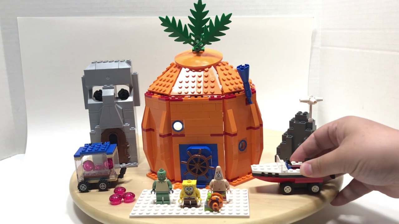 LEGO Review of Set in Bikini Bottom - YouTube