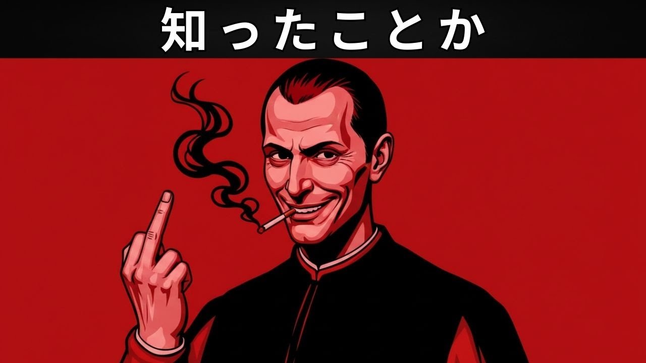 好かれるな、恐れられろ。誰にも舐められなくなるマキャベリの教え