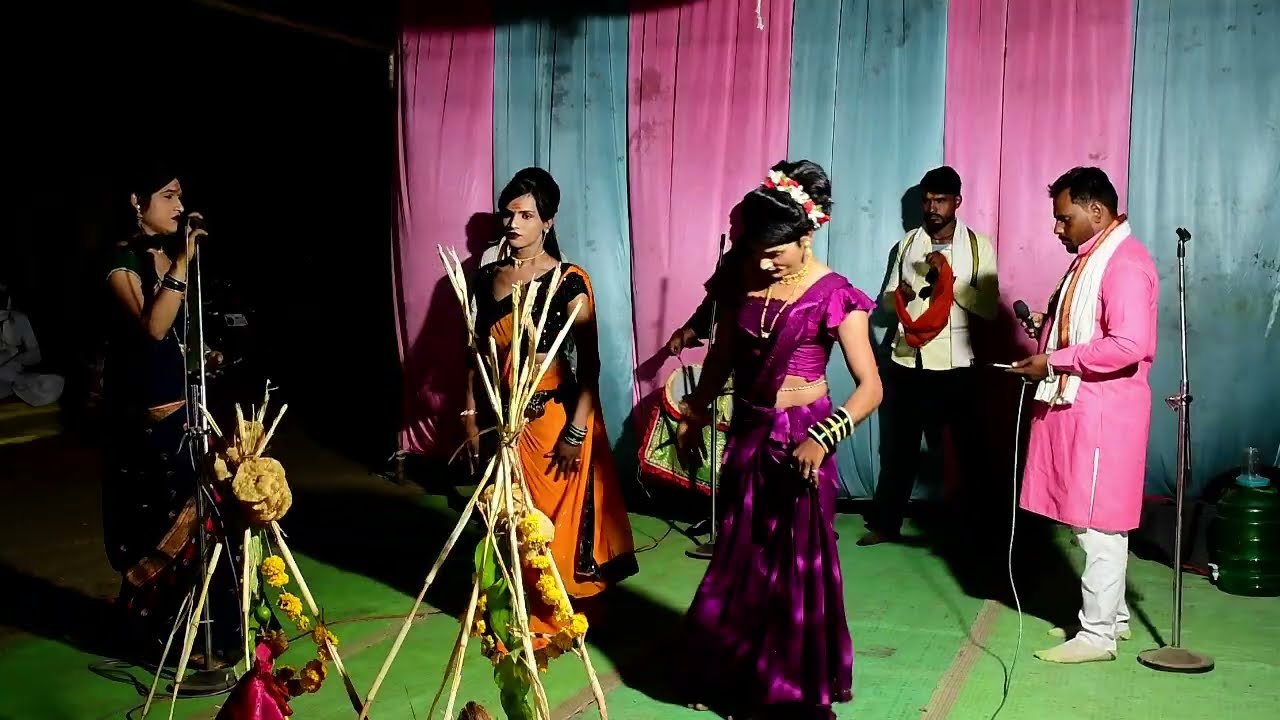 दोन बायकांचा धनी मल्हारी अशोक नाचन जागरण गोंधळ पार्टी हादगाव ता शेवगाव जि अहमदनगर