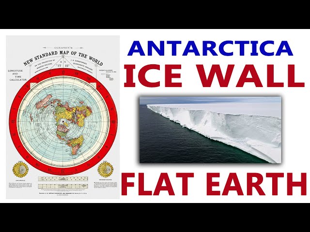 ANTARCTICA - The ICE WALL Surrounding the FLAT EARTH