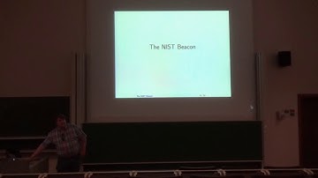 Cosic Seminar - Beacons And Shared Public Randomness (John Kelsey)