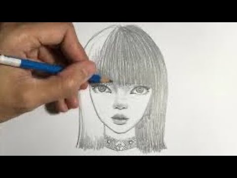 How to drawing anime Lisa blackpink - YouTube