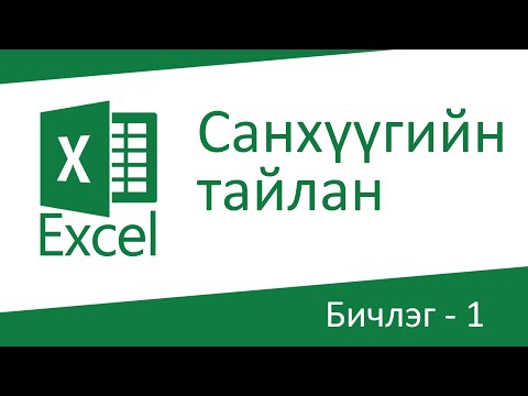 Видео: 1C дээр тайланг хэрхэн яаж гаргах вэ